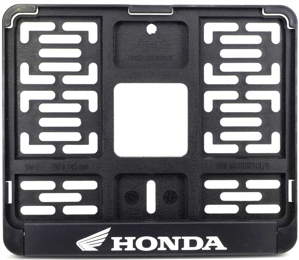 Откидные Рамки для Номера Honda: сочетание стиля и безопасности